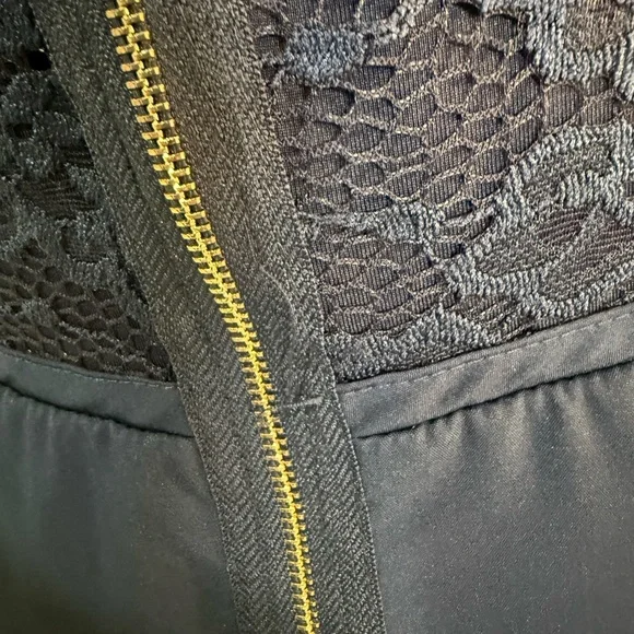 Chic Navy Blue Lace Maxi Dress - Picture 9 of 13